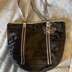 black coach purse